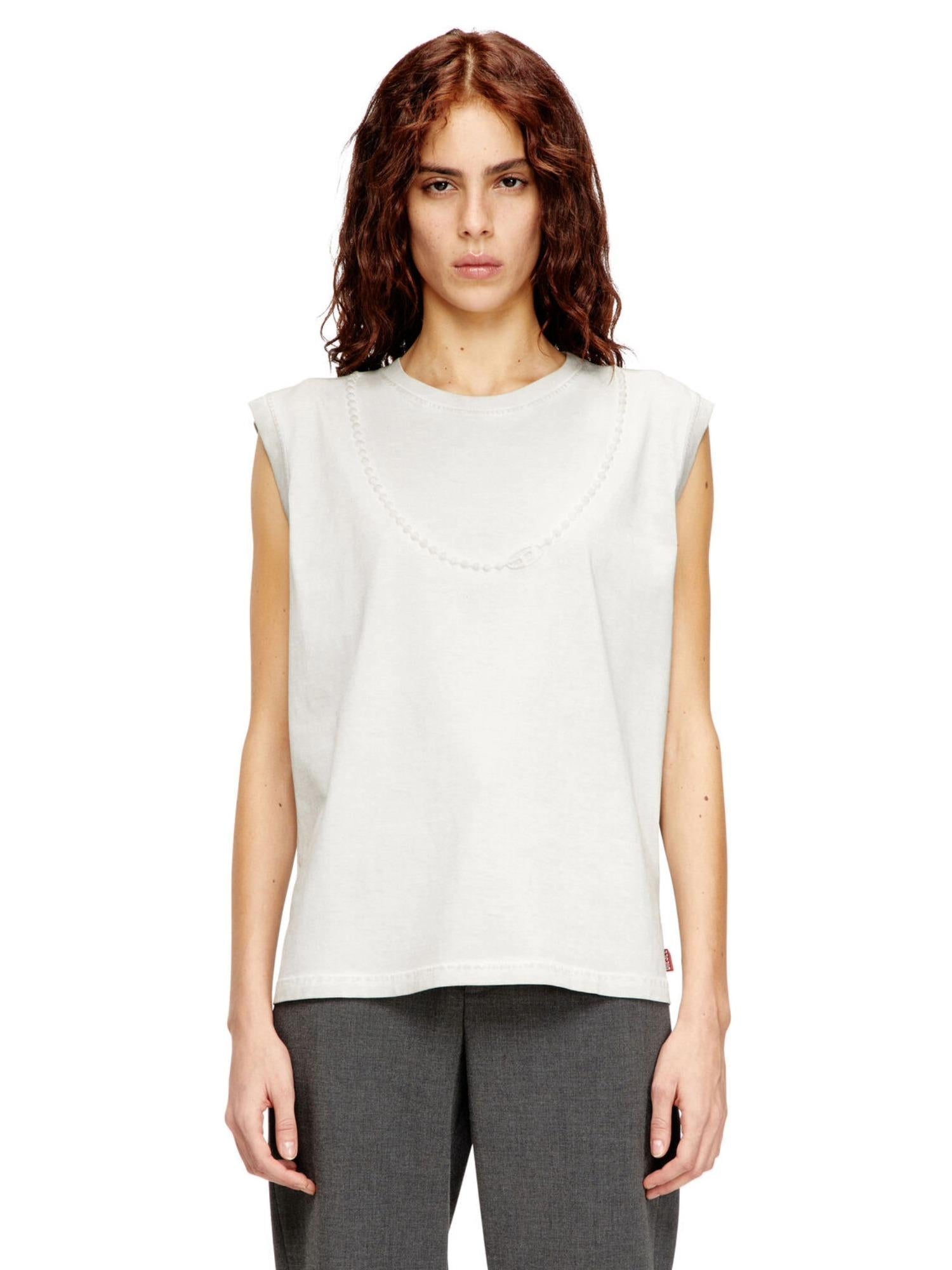 Diesel Canotta con catena in rilievo T-Embej