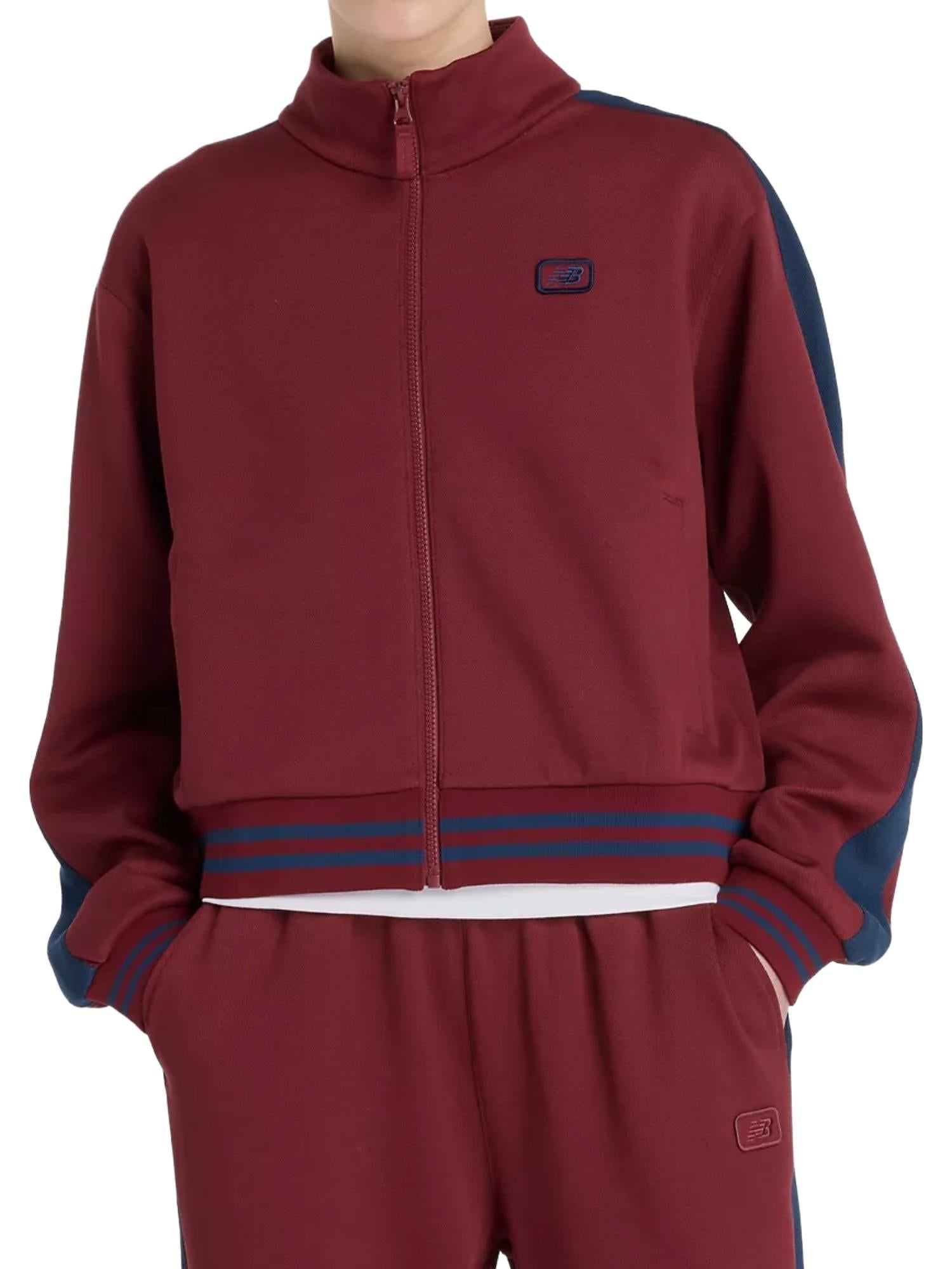 New Balance Felpa con zip in pique Post Season