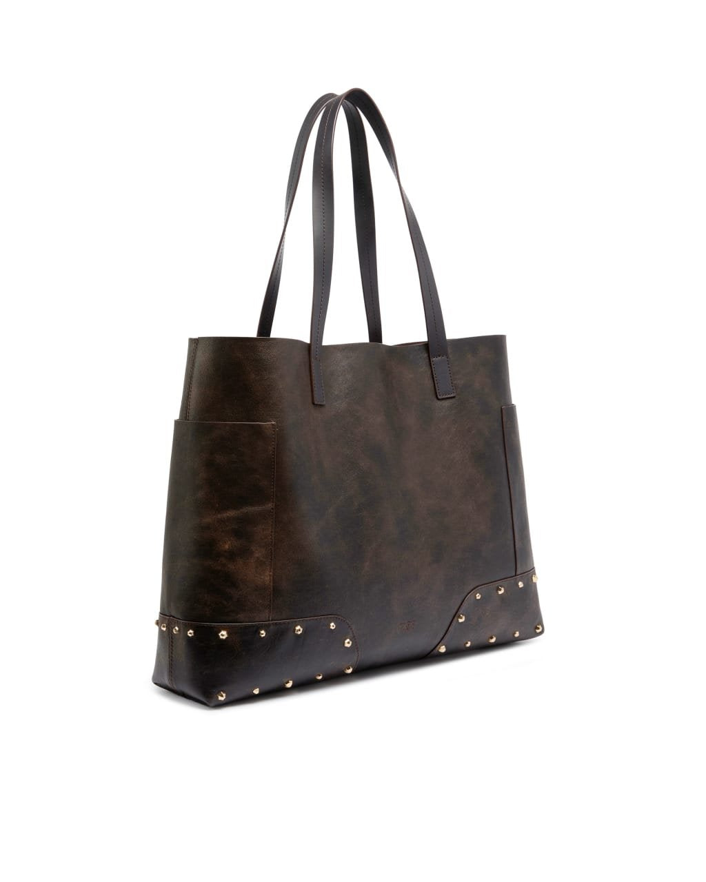 Pinko Borsa in Pelle Liscia con Borchie donna