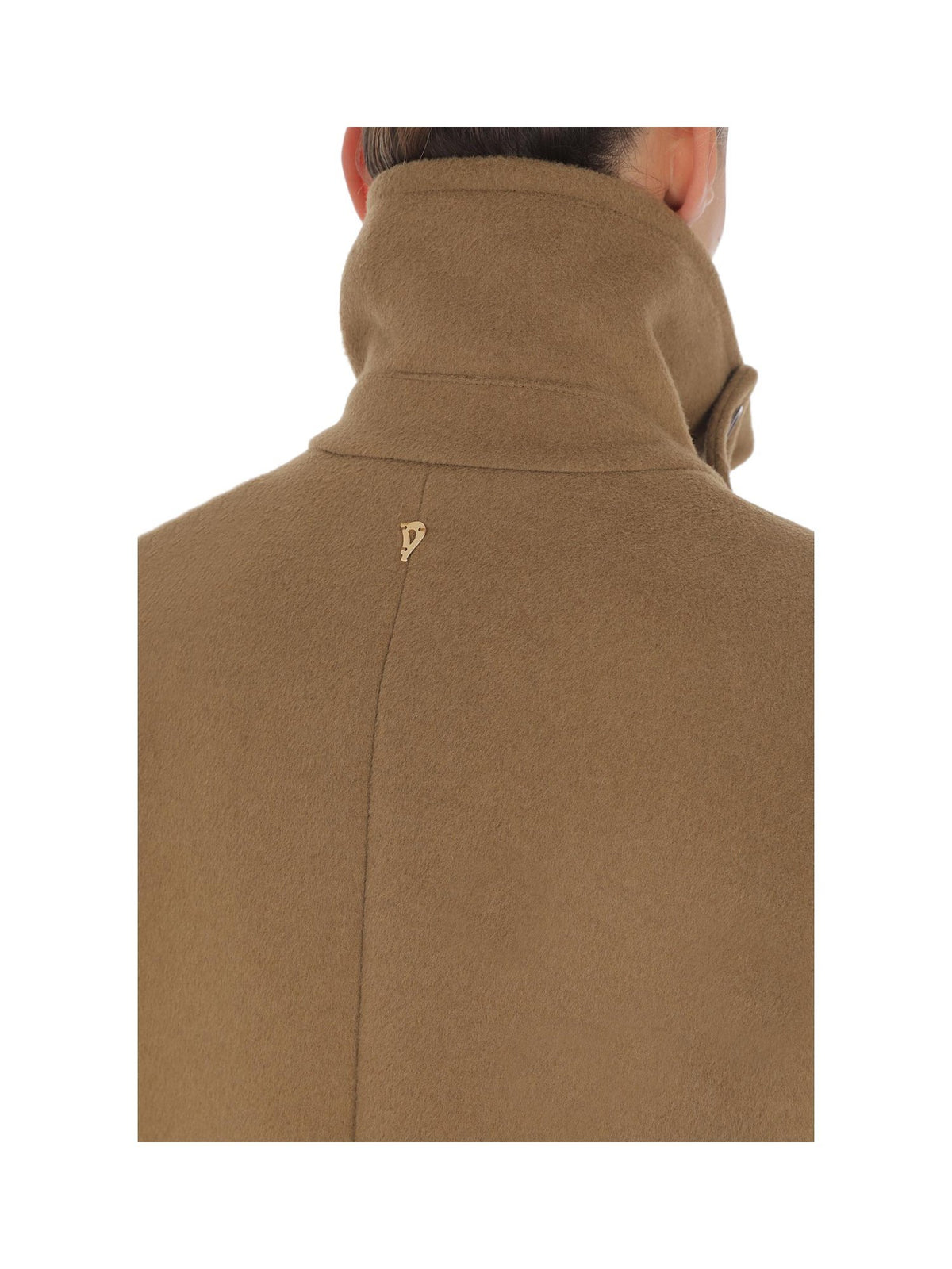 Cappotto Doppiopetto Corto in Misto Lana