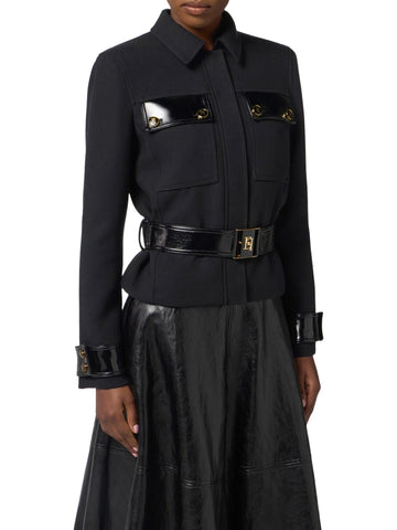 Elisabetta Franchi Giubbotto con cintura