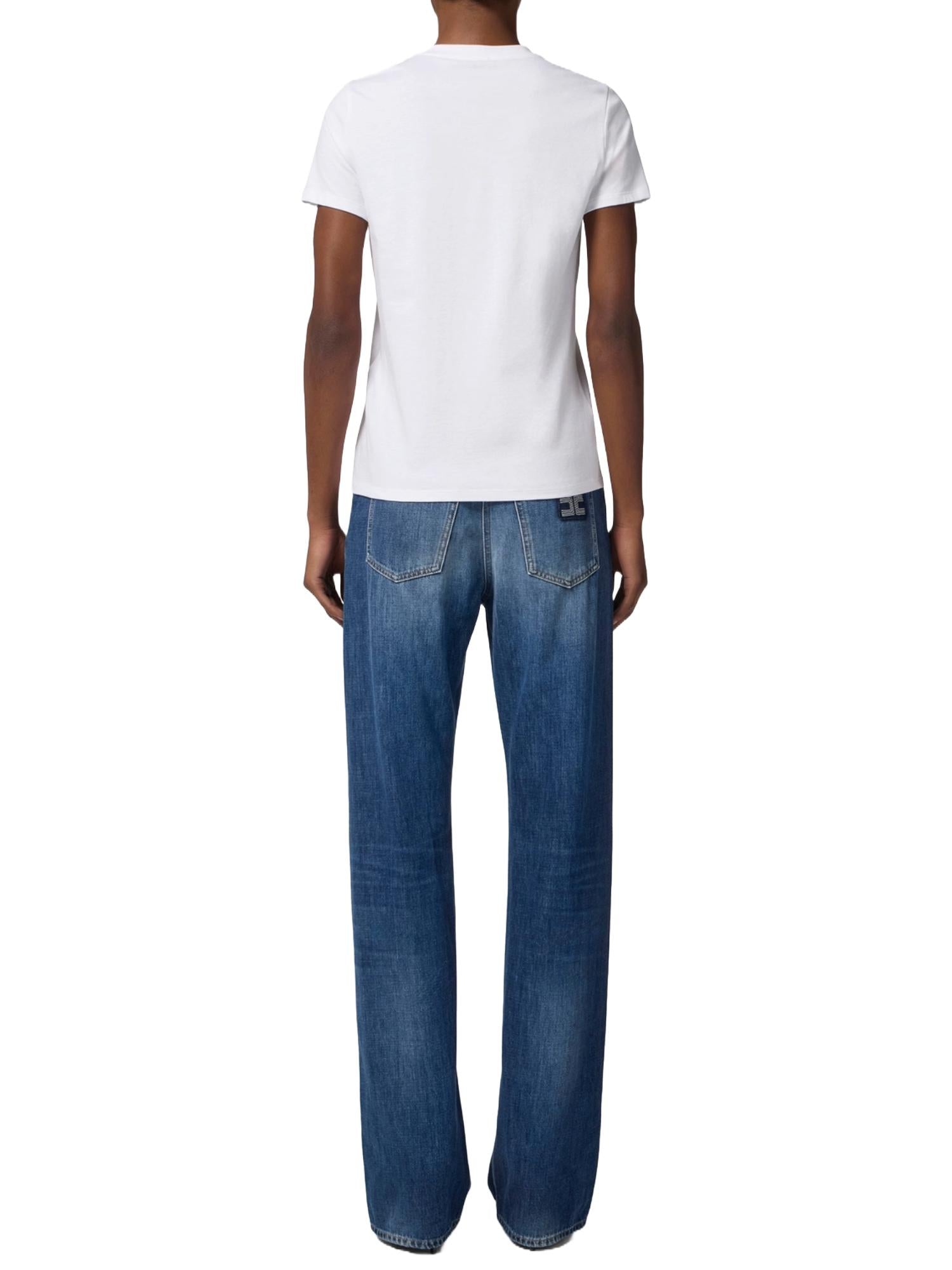 Elisabetta Franchi T-shirt con logo ricamato