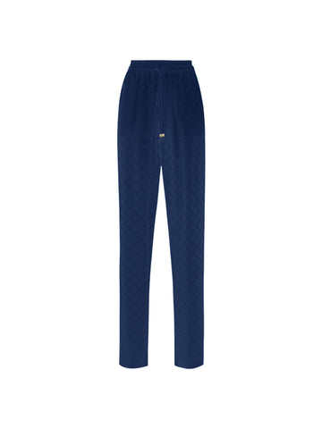 Elisabetta Franchi Pantalone jogger con losanghe allover