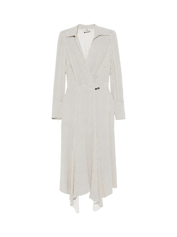 Elisabetta Franchi Abito midi a pois
