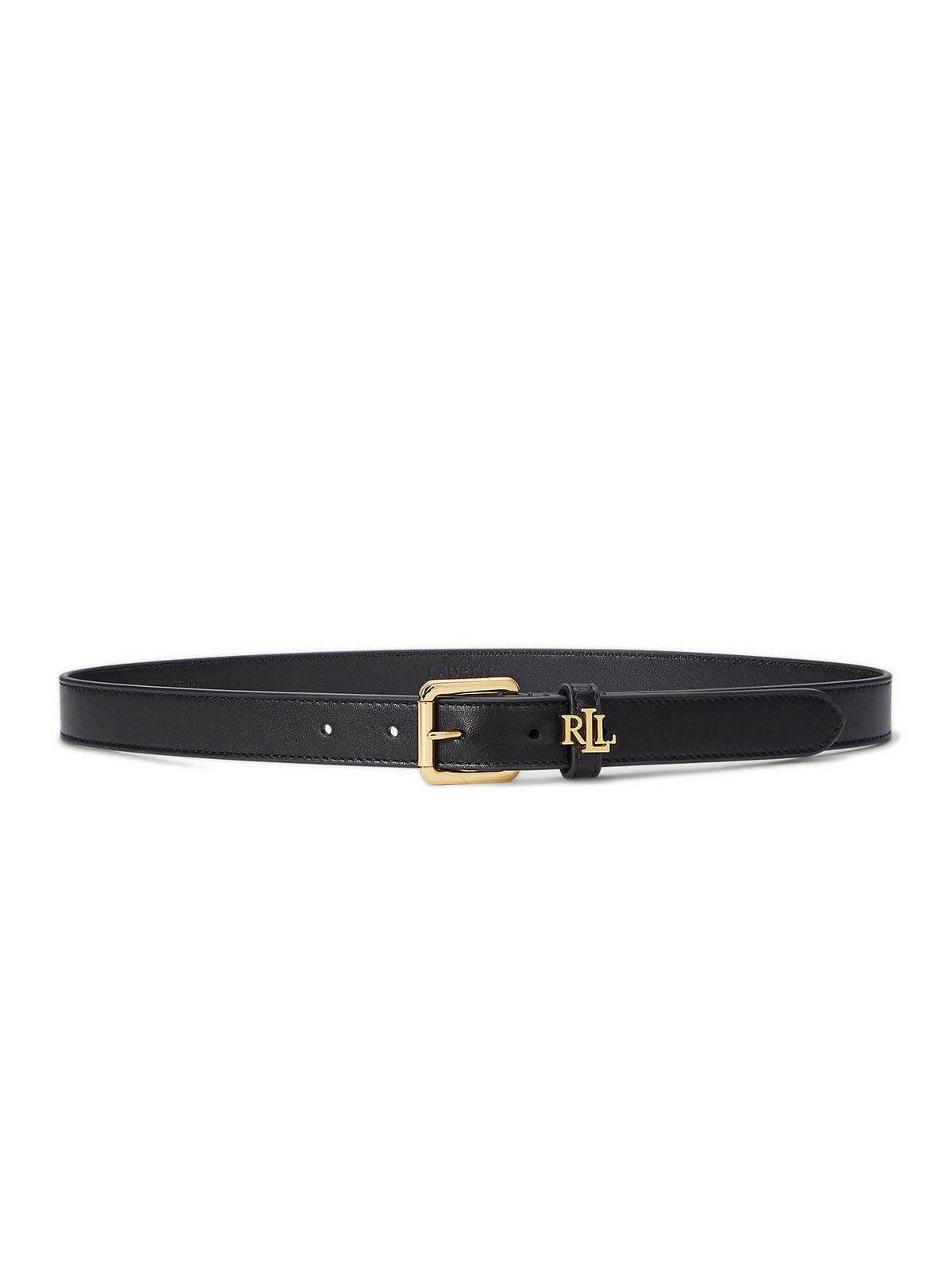 Cintura sottile in pelle Logo Keeper