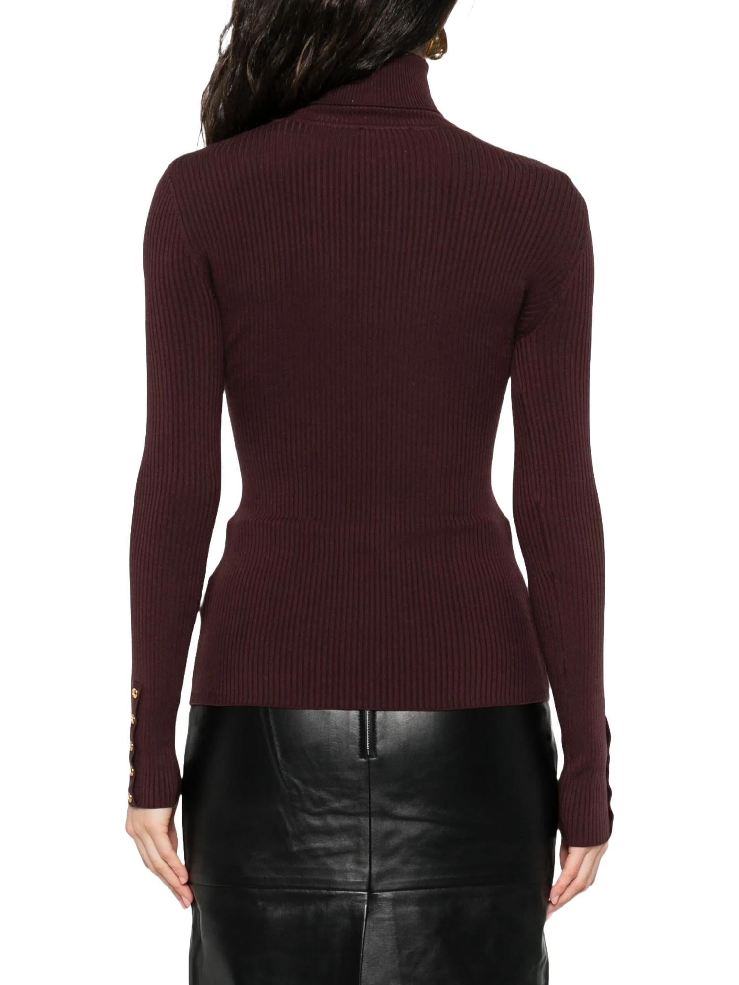 Elisabetta Franchi Maglia a dolcevita con taschino