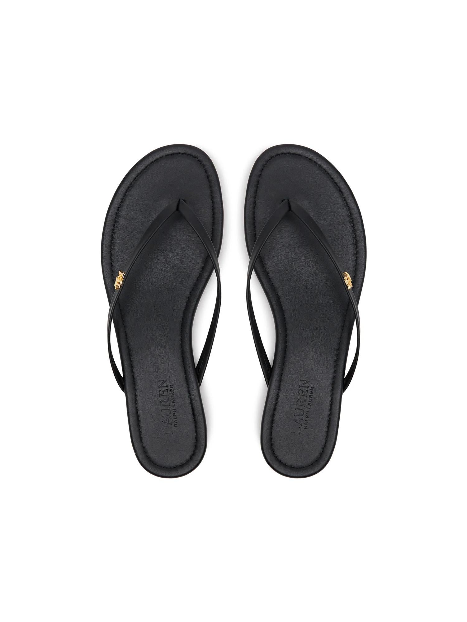 Lauren Ralph Lauren Infradito in pelle Raquel