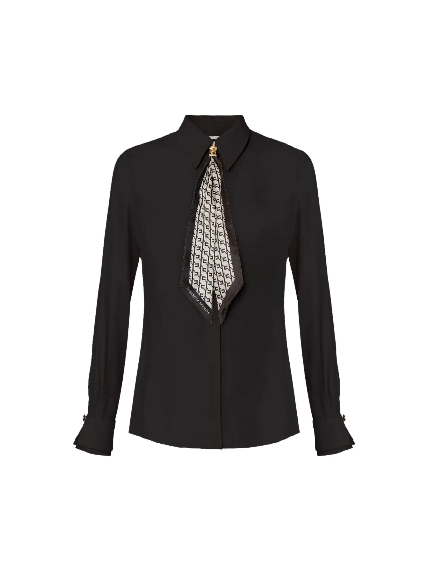 Elisabetta Franchi Camicia con foulard