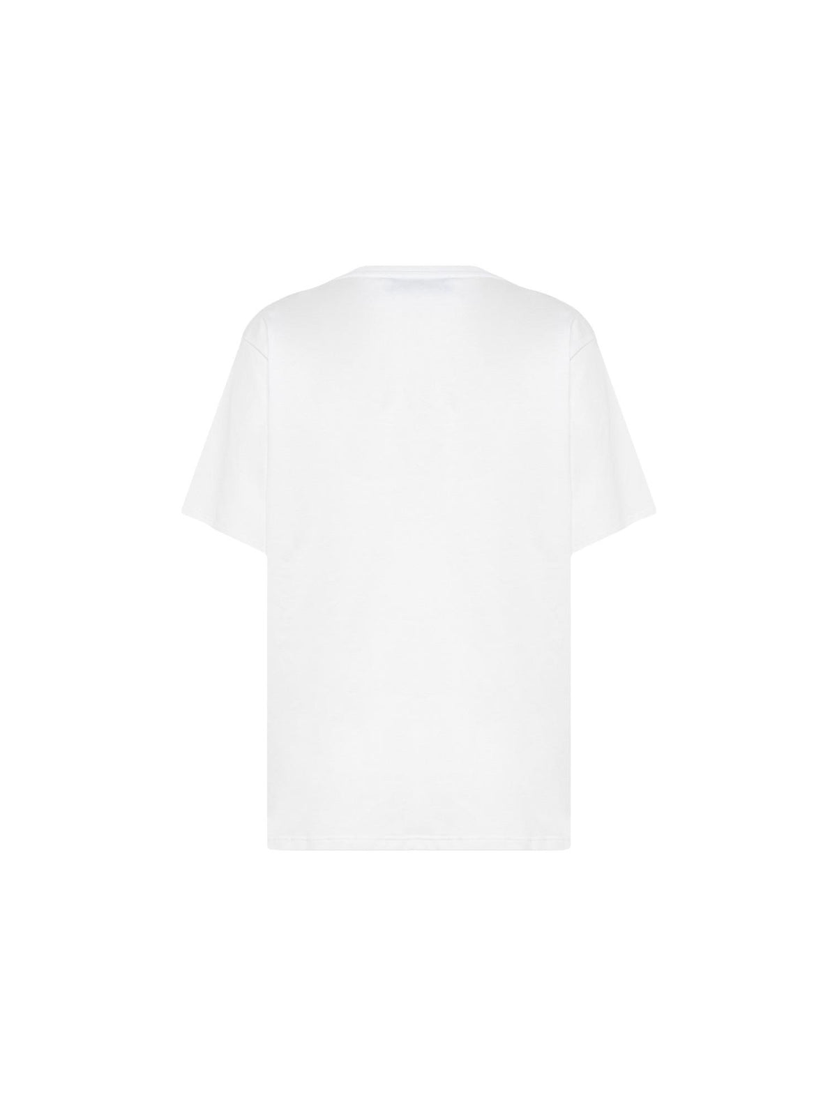 Blugirl T-shirt basic con logo in cristalli