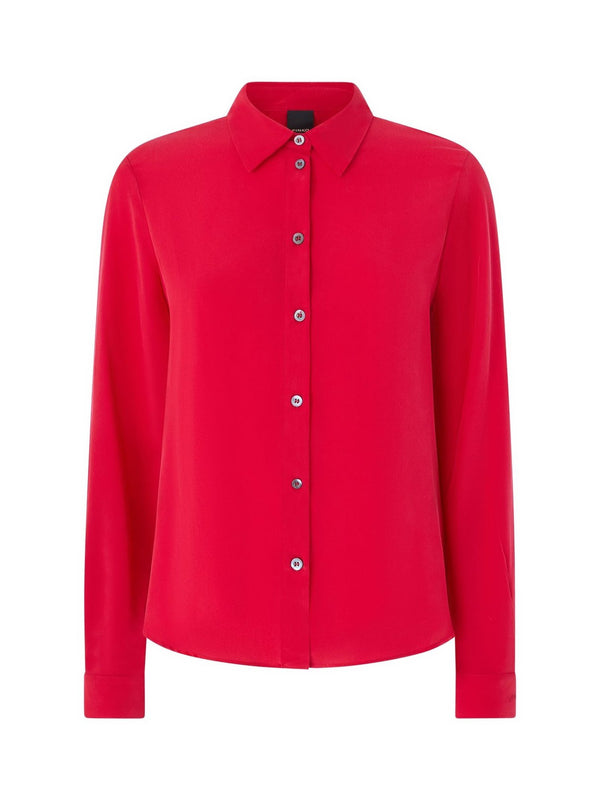 Camicia Maniche Lunghe con Collo Classico Crackers in Seta