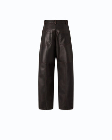 Pinko Pantalone Oversize in Tela Tecnica Spalmata donna