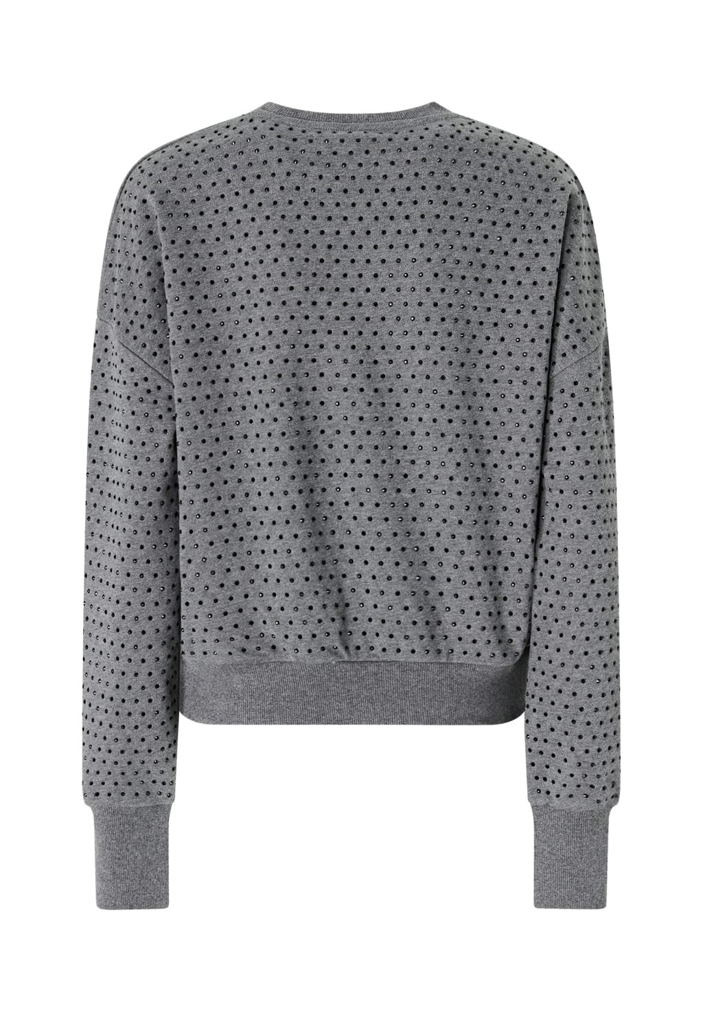 Pinko Felpa con Logo Ricamato a Contrasto donna