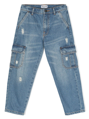 Moschino Jeans cargo con strappi