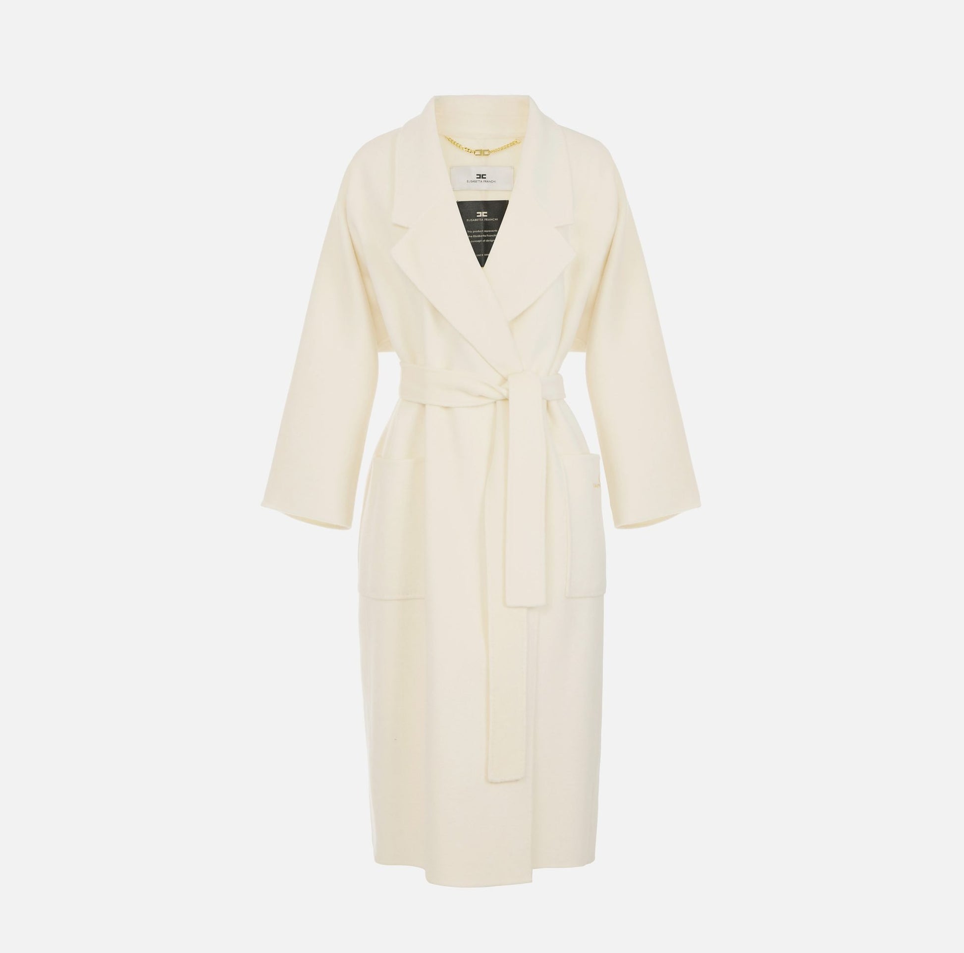 Cappotto in panno double di lana