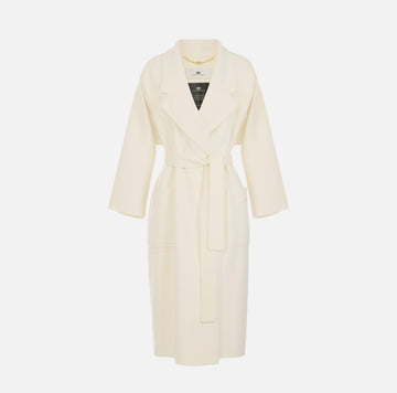 Cappotto in panno double di lana