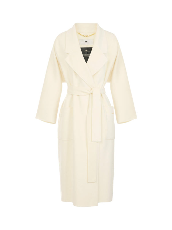 Cappotto in panno double di lana