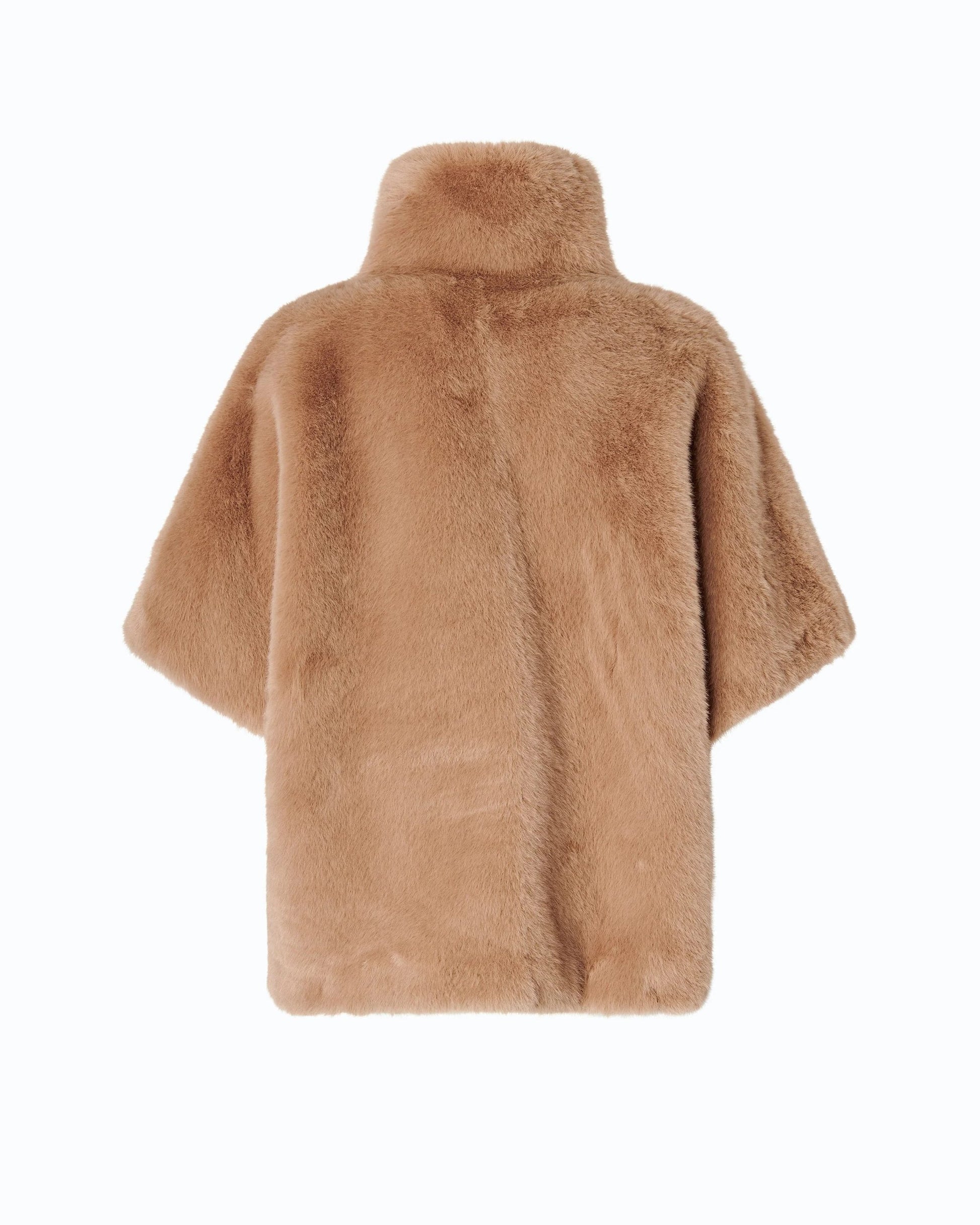 Pinko Cappa in Tessuto Aspen Effetto Pelliccia donna