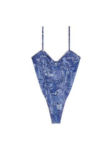 Diesel Body con stampa denim Bridget-Dnm