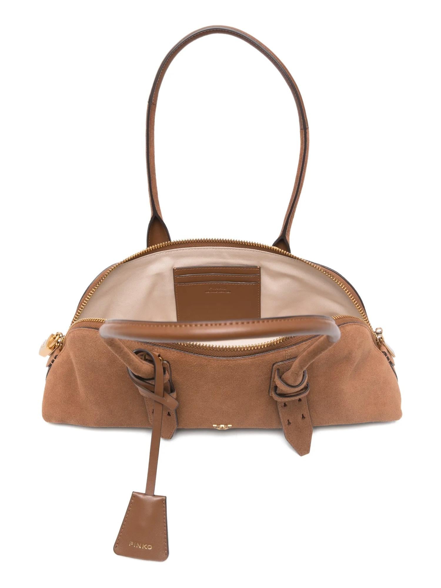 Pinko Grote suède bowlingtas