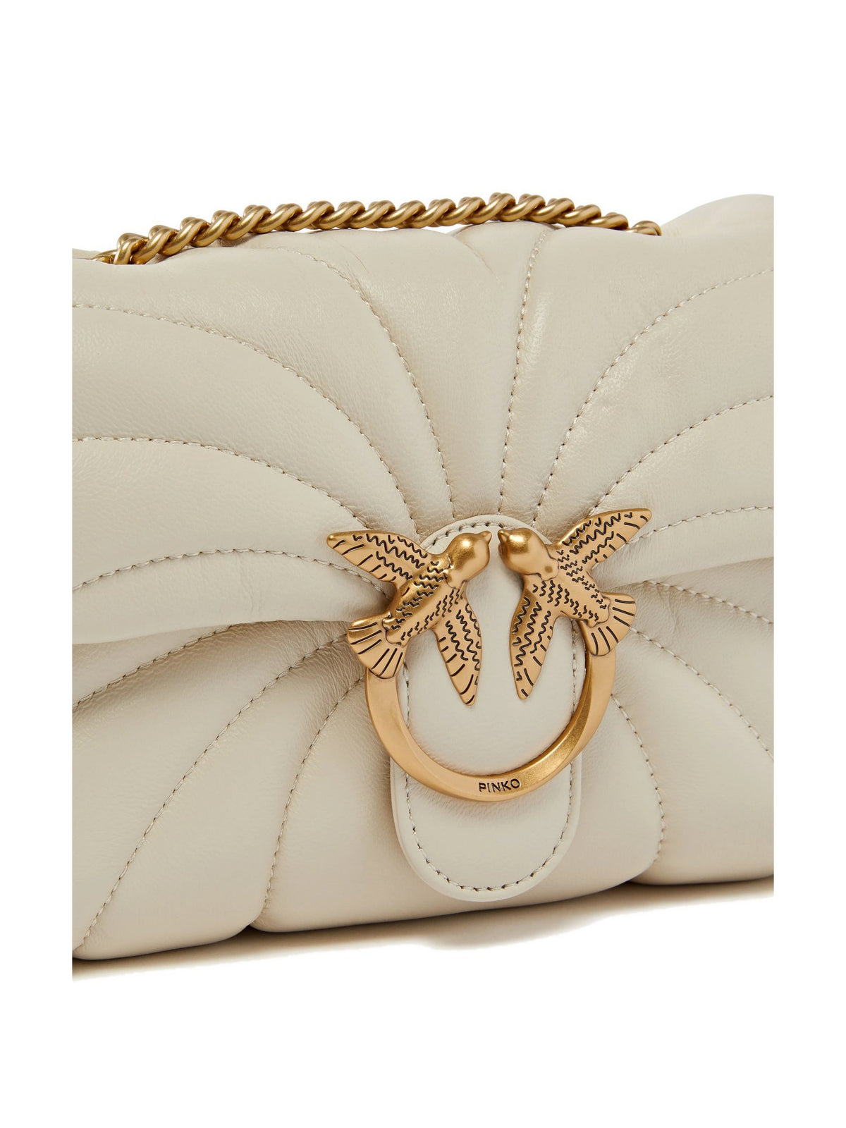 Borsa Tracolla con Fibbia Logo Love Puff Birds Diamond Cut