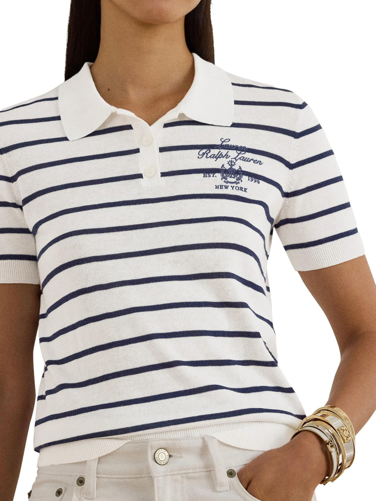 Lauren Ralph Lauren Polo à rayures Nitrissa