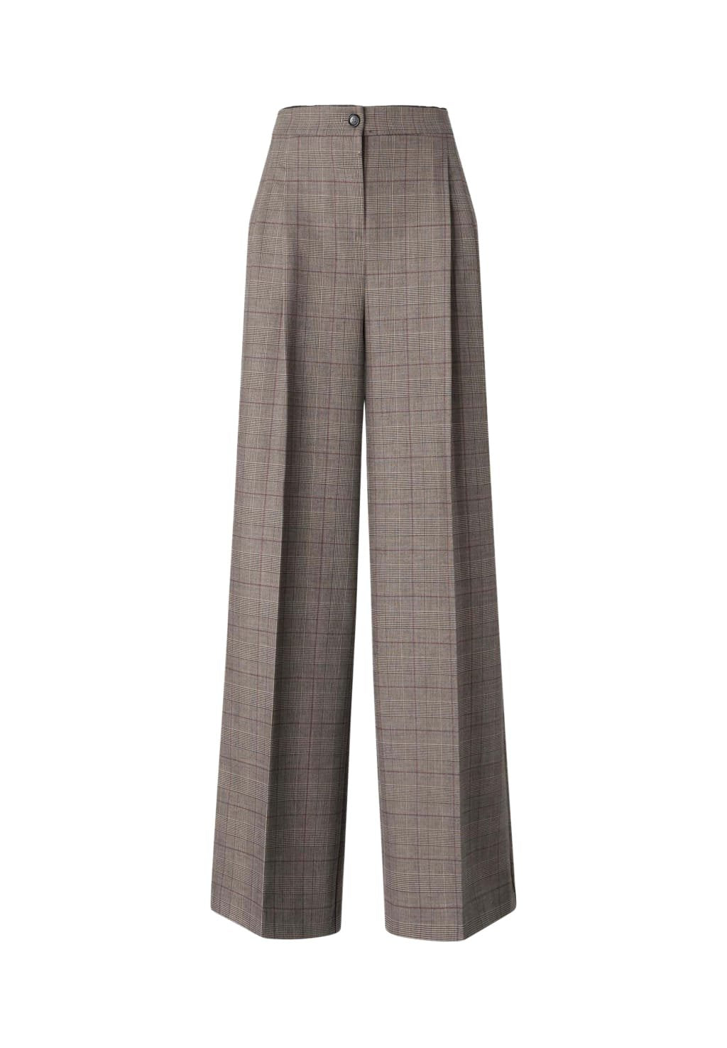 Pinko Pantalone Palazzo in Misto Lana a Quadri donna