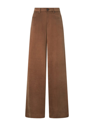 Pantalone Palazzo in twill mano