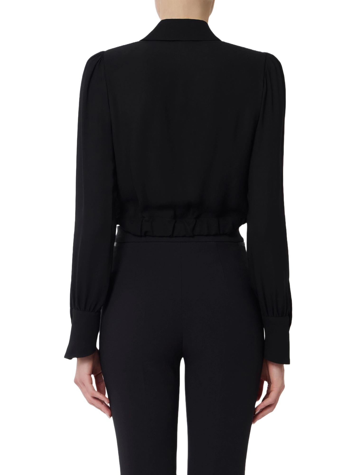 Elisabetta Franchi Camicia con collana gioiello