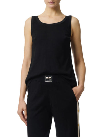 Elisabetta Franchi Canotta con bottoni posteriori