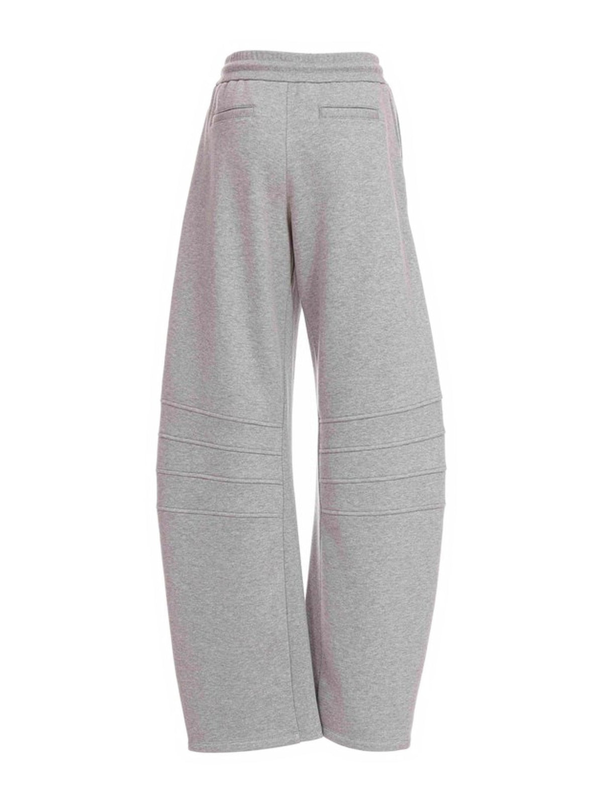Pantalone Jogger Ampio con Cuciture Orizzontali