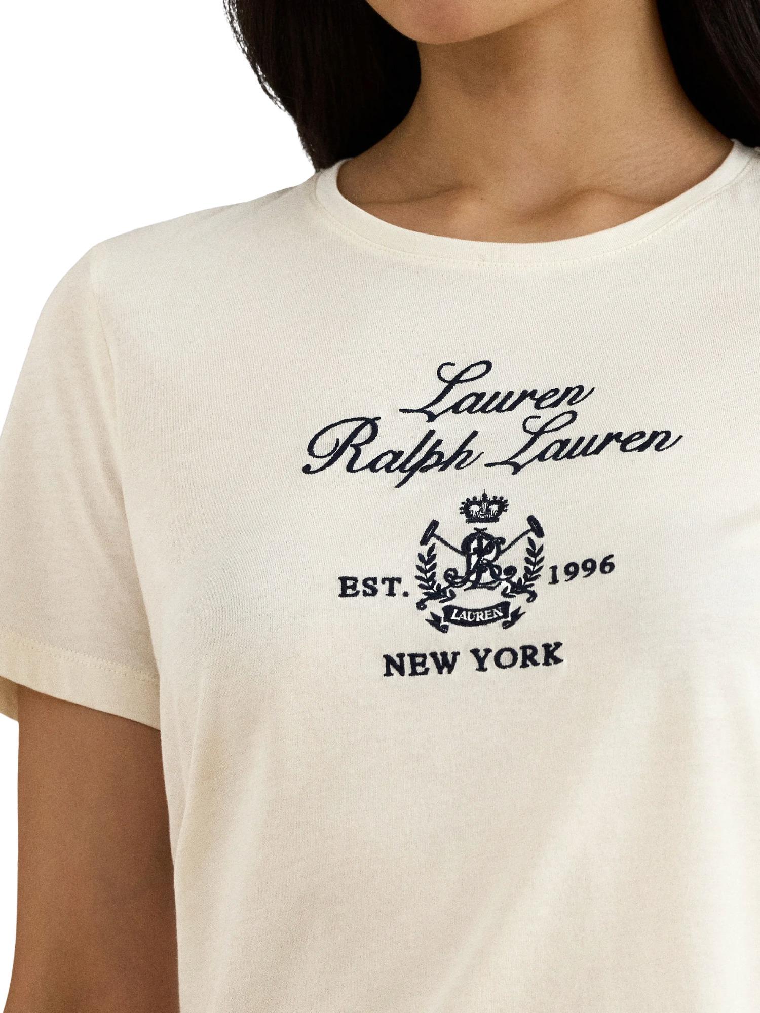 Lauren Ralph Lauren T-shirt con ricamo Katlin