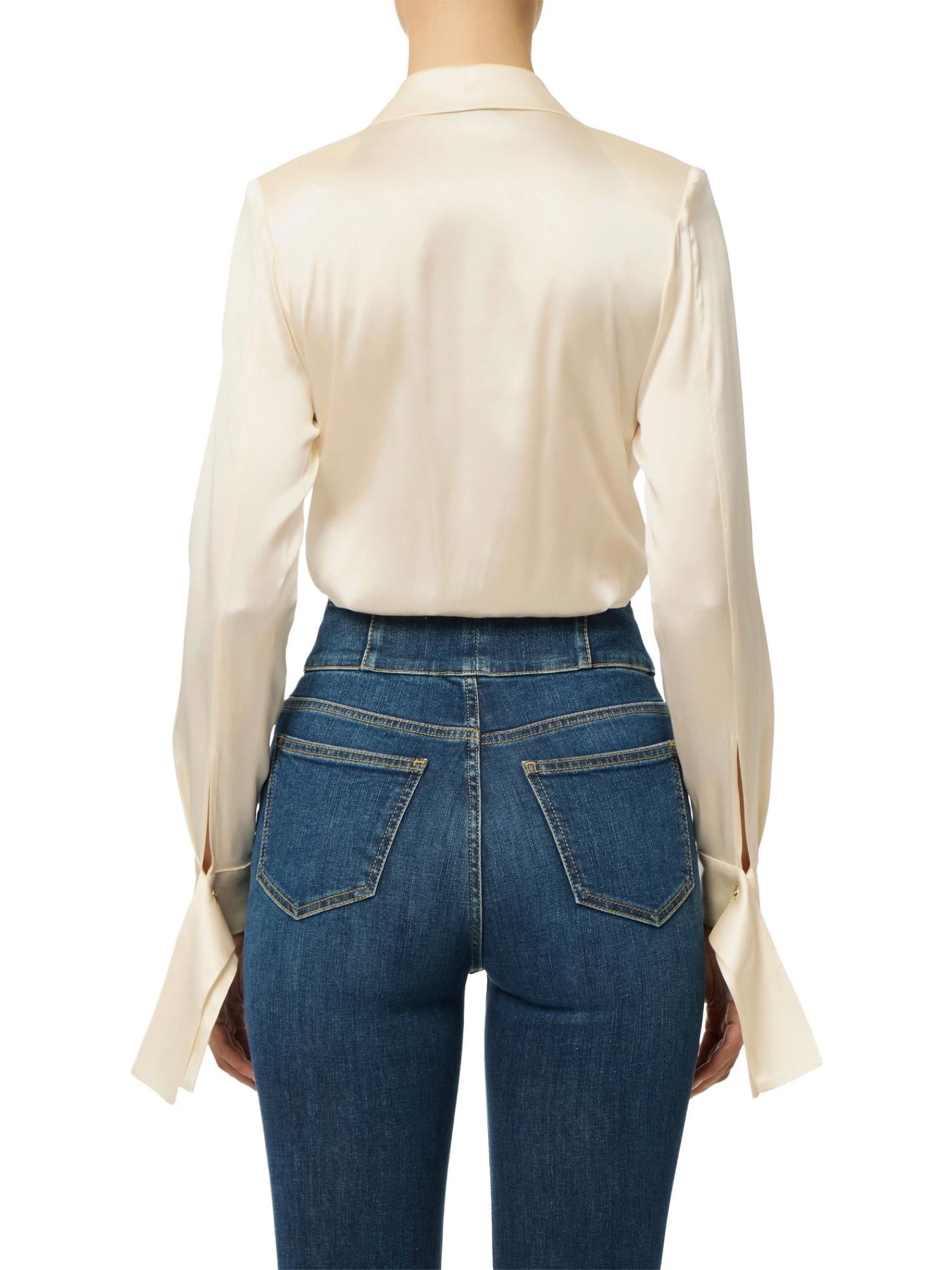 Elisabetta Franchi Camicia a body in raso