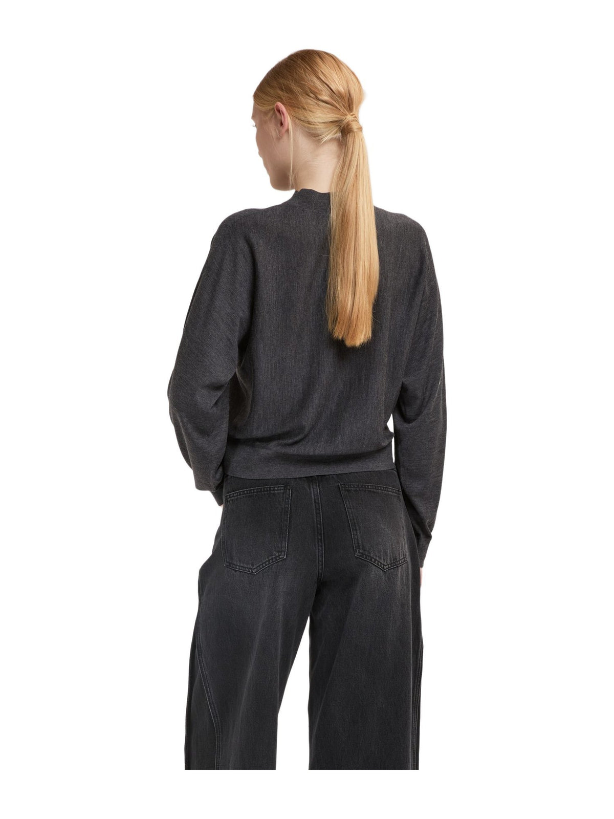 Maglione girocollo cropped