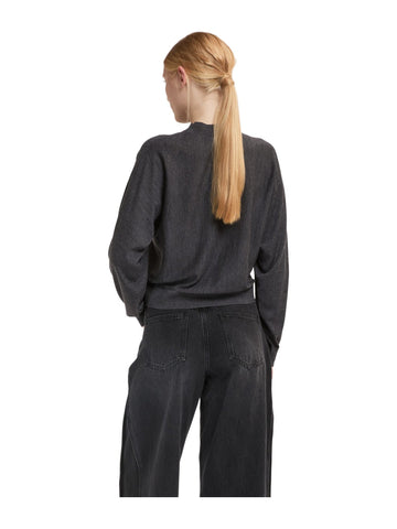 Maglione girocollo cropped