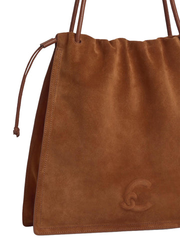 Coccinelle Borsa in suede Dulse large