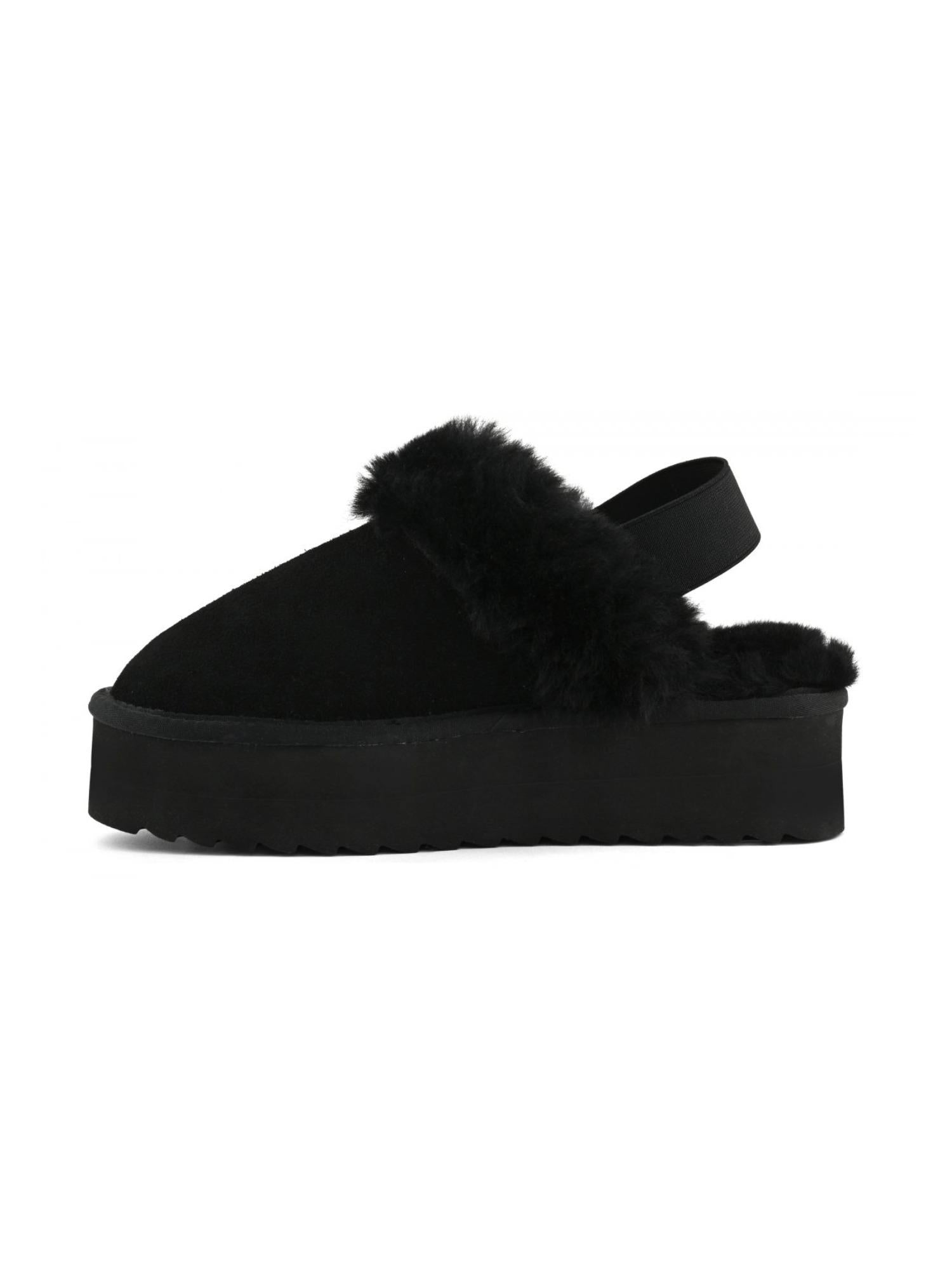 Colors of California Slipper platform in suede
