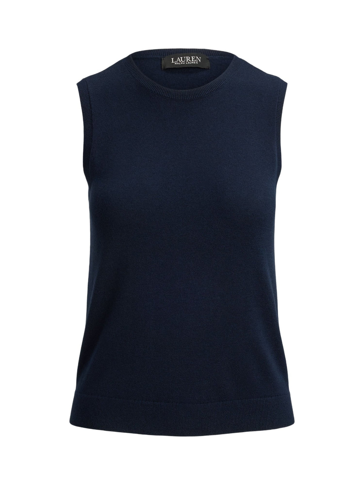 Maglione girocollo senza maniche