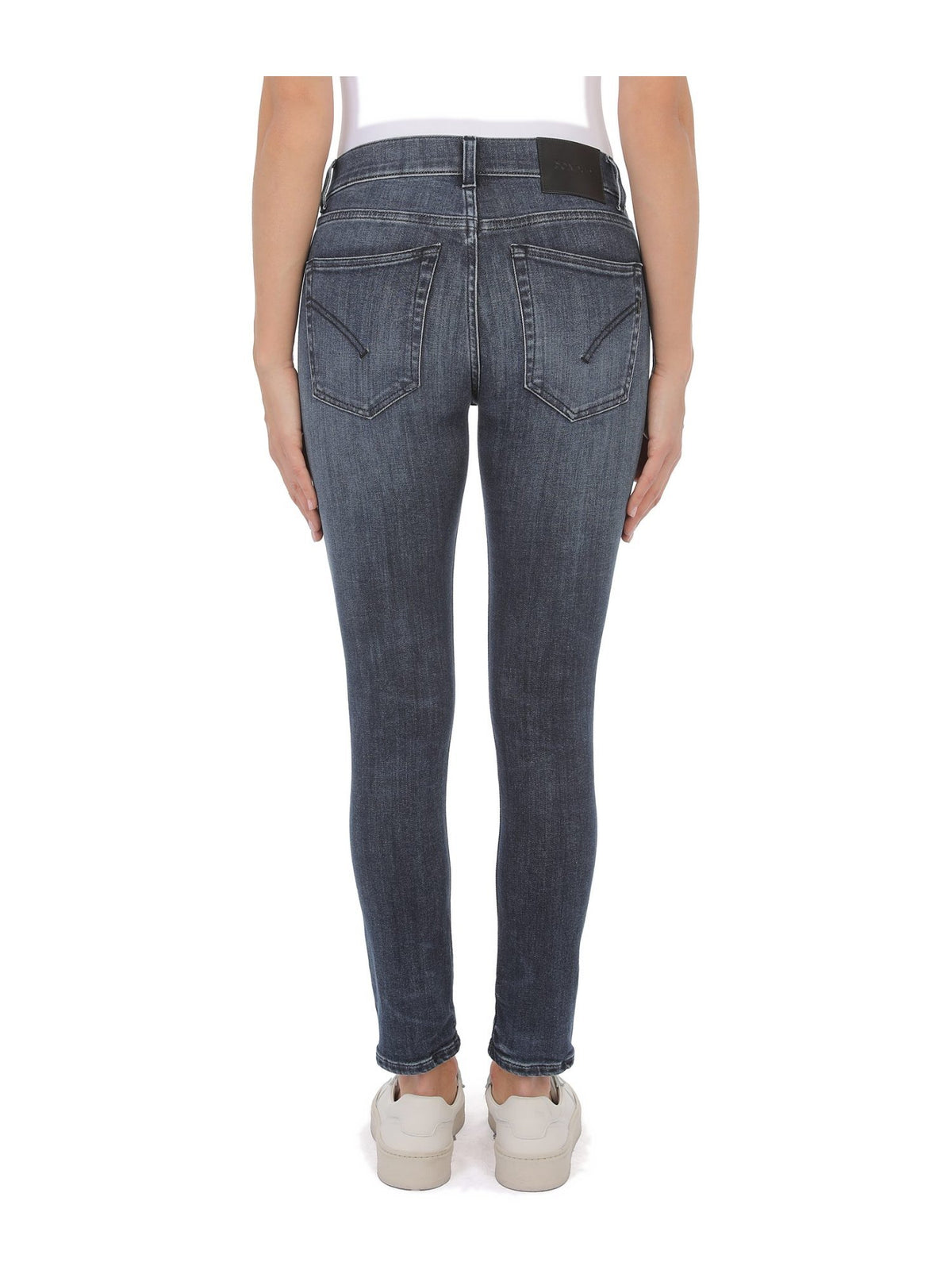 Jeans Skinny Marlen con Cuciture a Contrasto