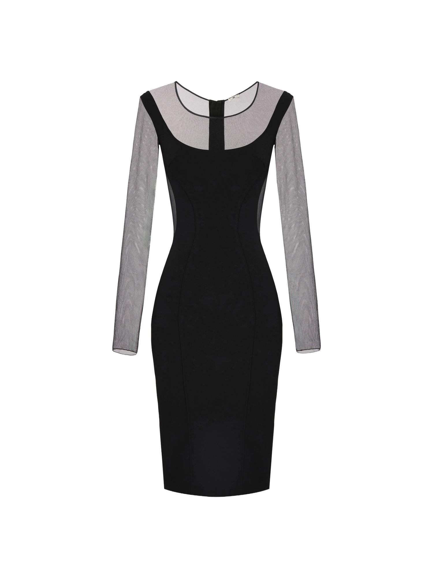 Elisabetta Franchi Abito in tulle cut-out