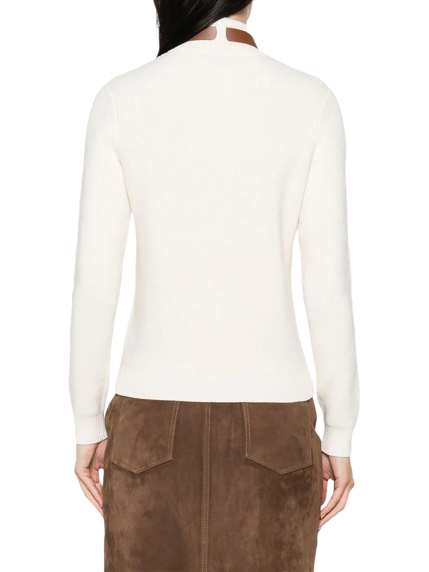 Elisabetta Franchi Maglia con cinturino gioiello