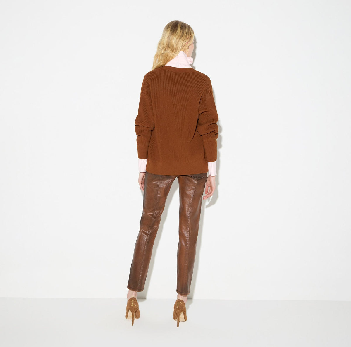 Cardigan in maglia con bottoni gioiello