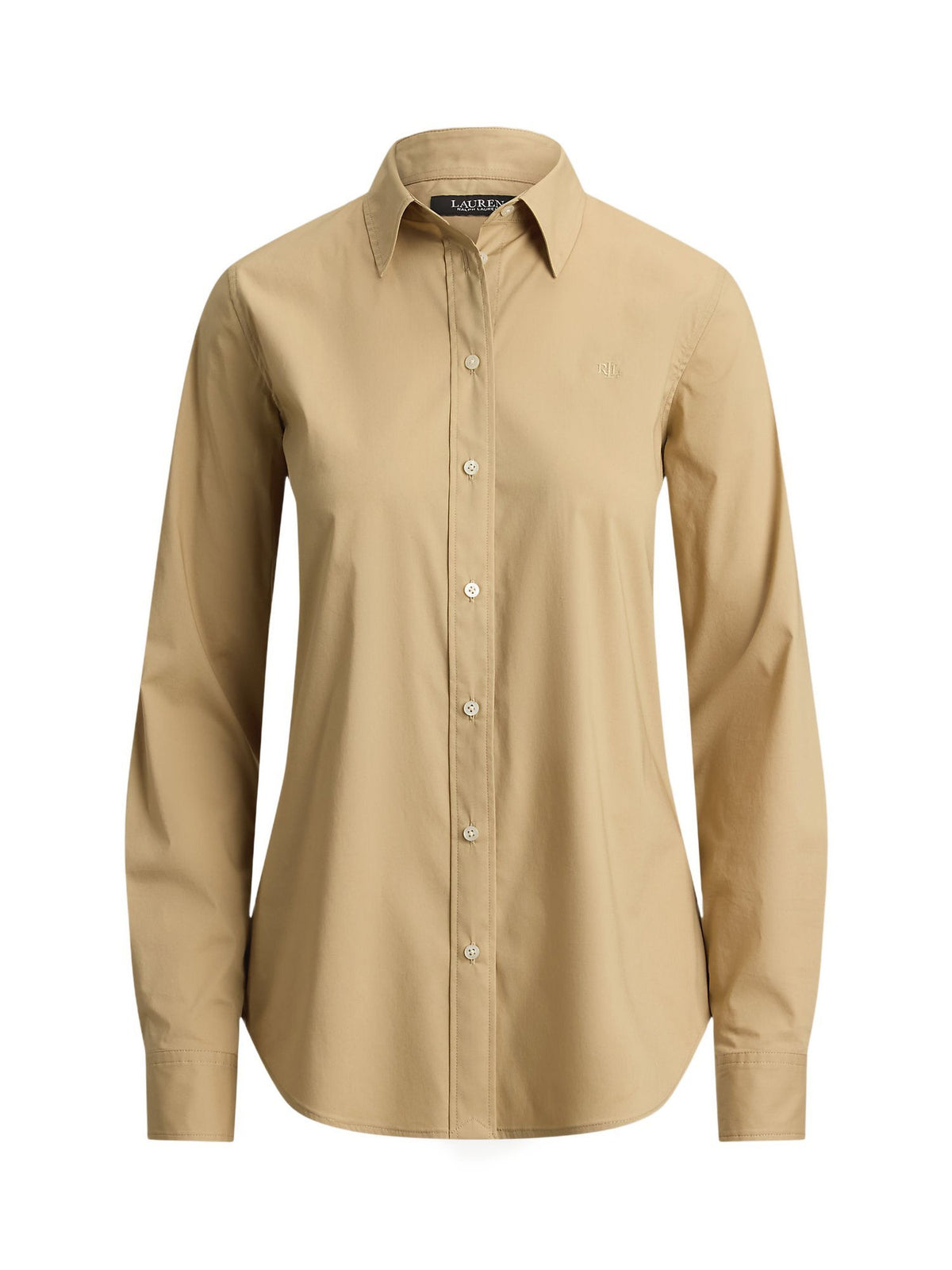 Camicia classica in misto cotone elasticizzato