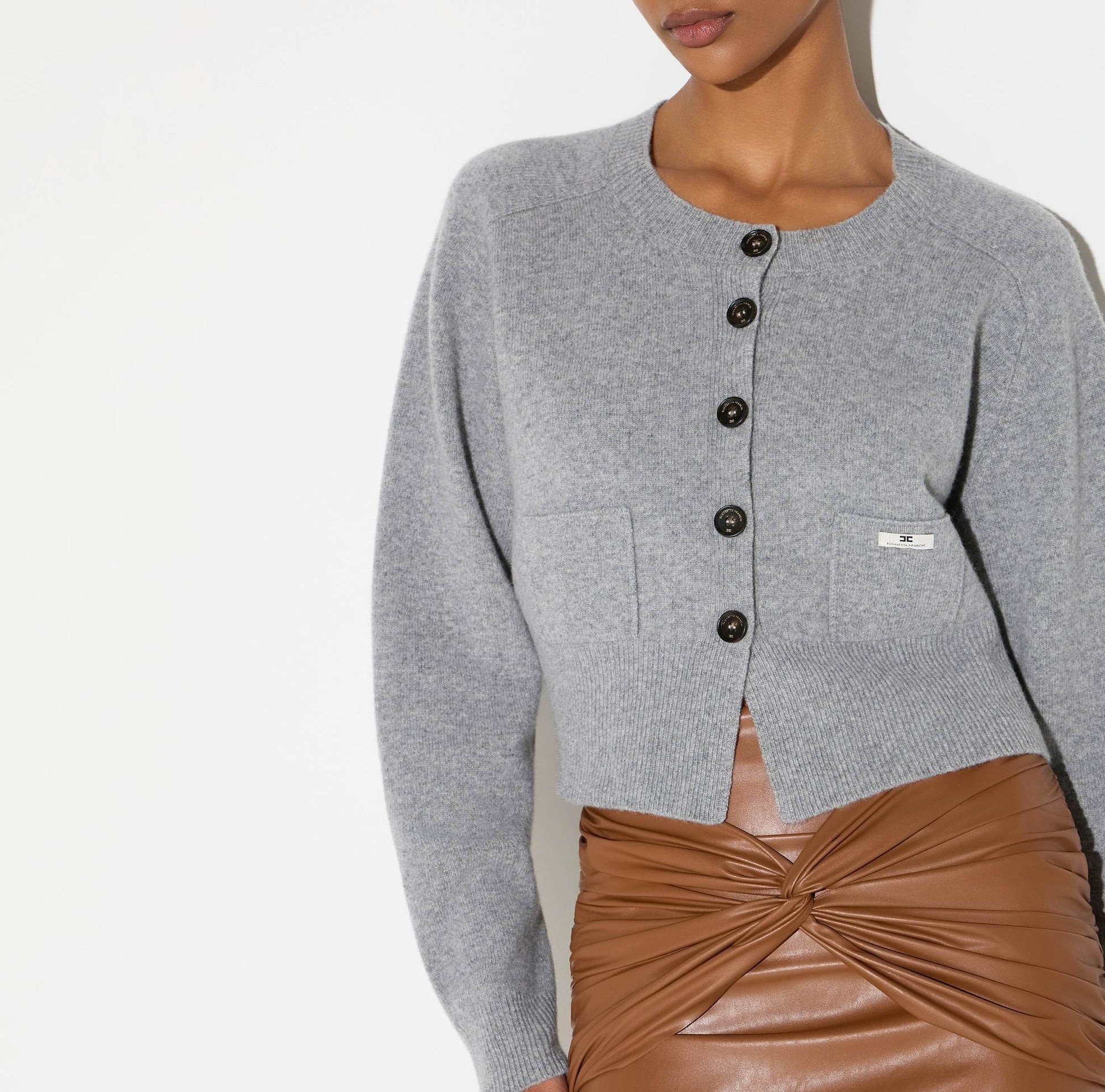 Cardigan in lana e cashmere