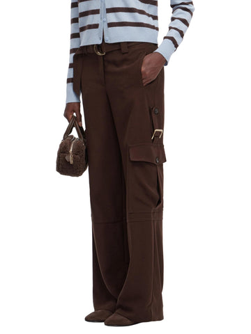 Ermanno Firenze Pantalone cargo con cintura