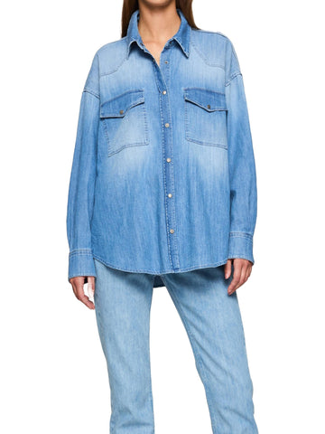 Dondup Camicia di jeans oversize