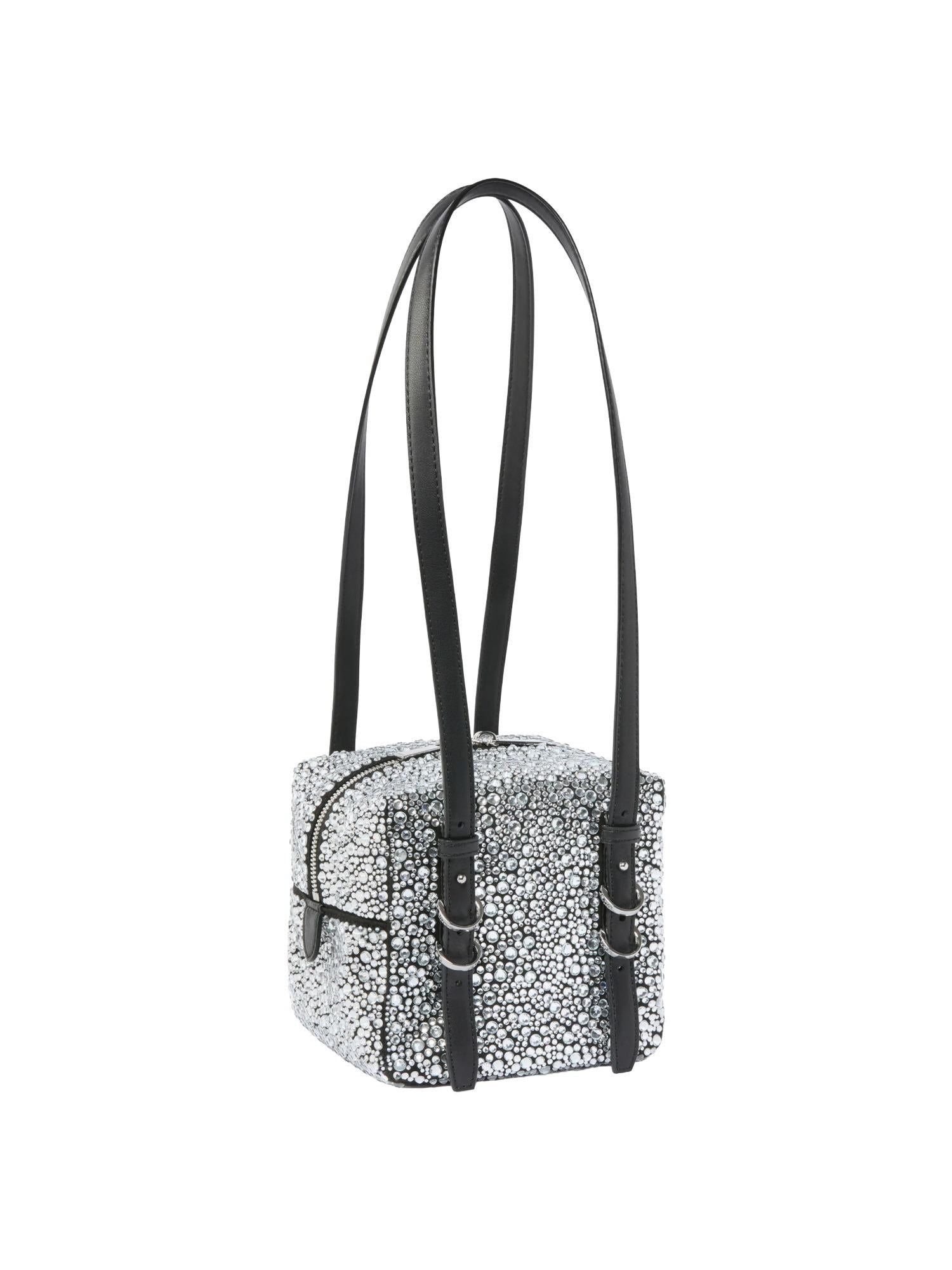 Pinko Borsa Cubic con strass