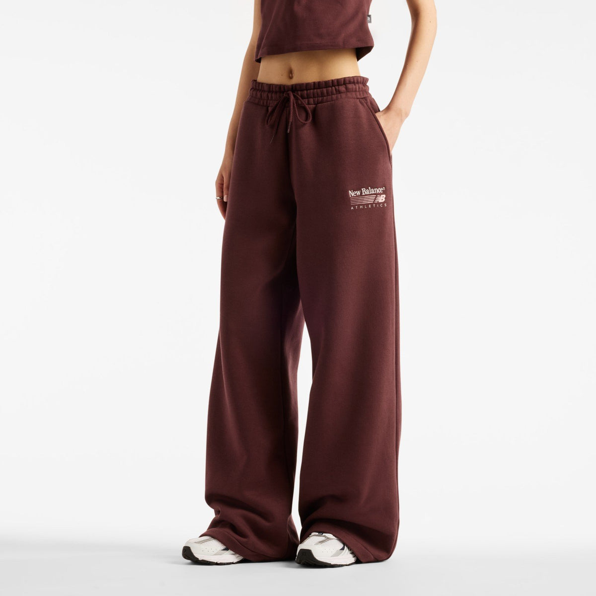 New Balance Pantalone Tuta Trackside Fleece