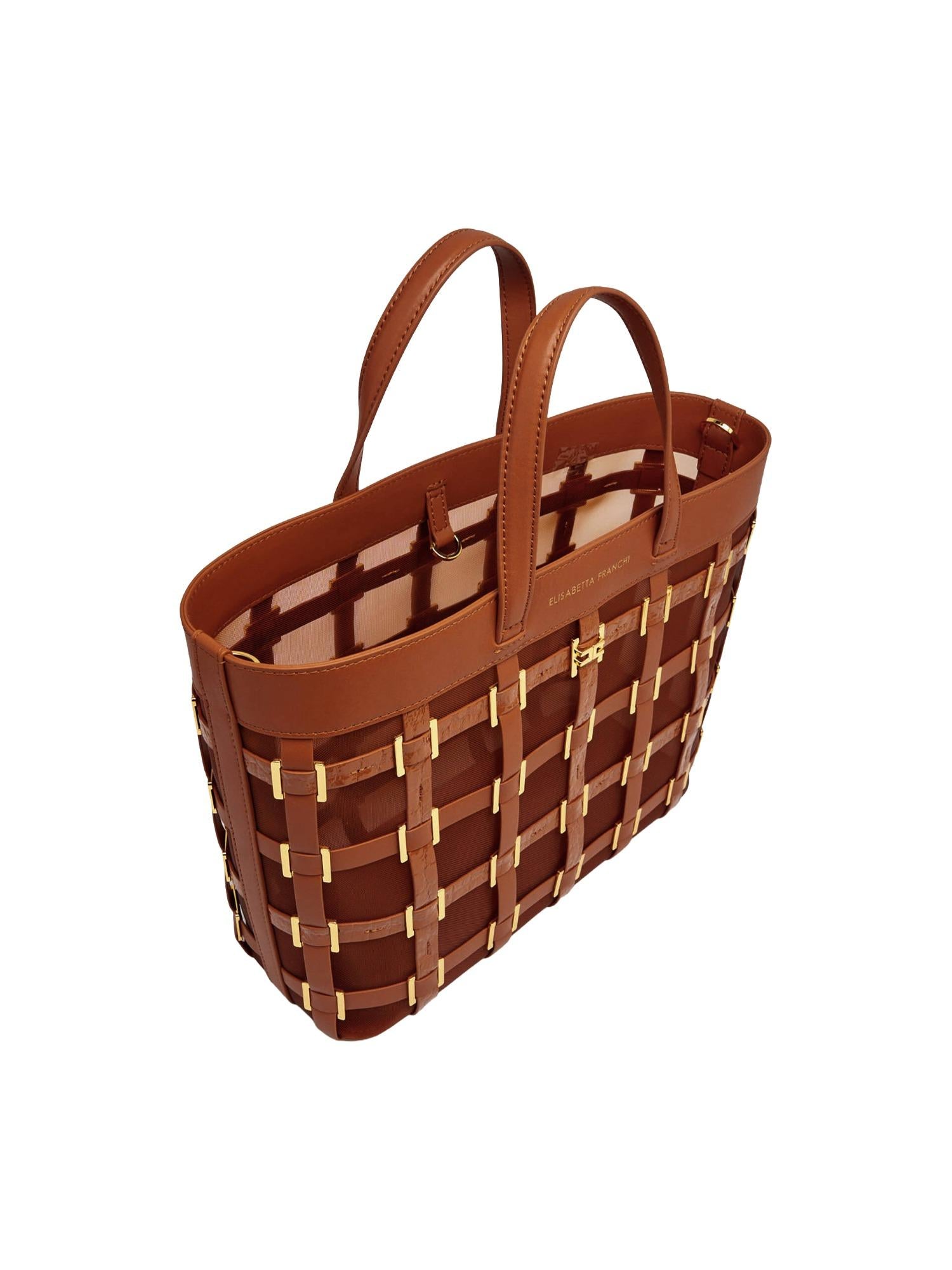 Elisabetta Franchi Borsa in rete con anelle