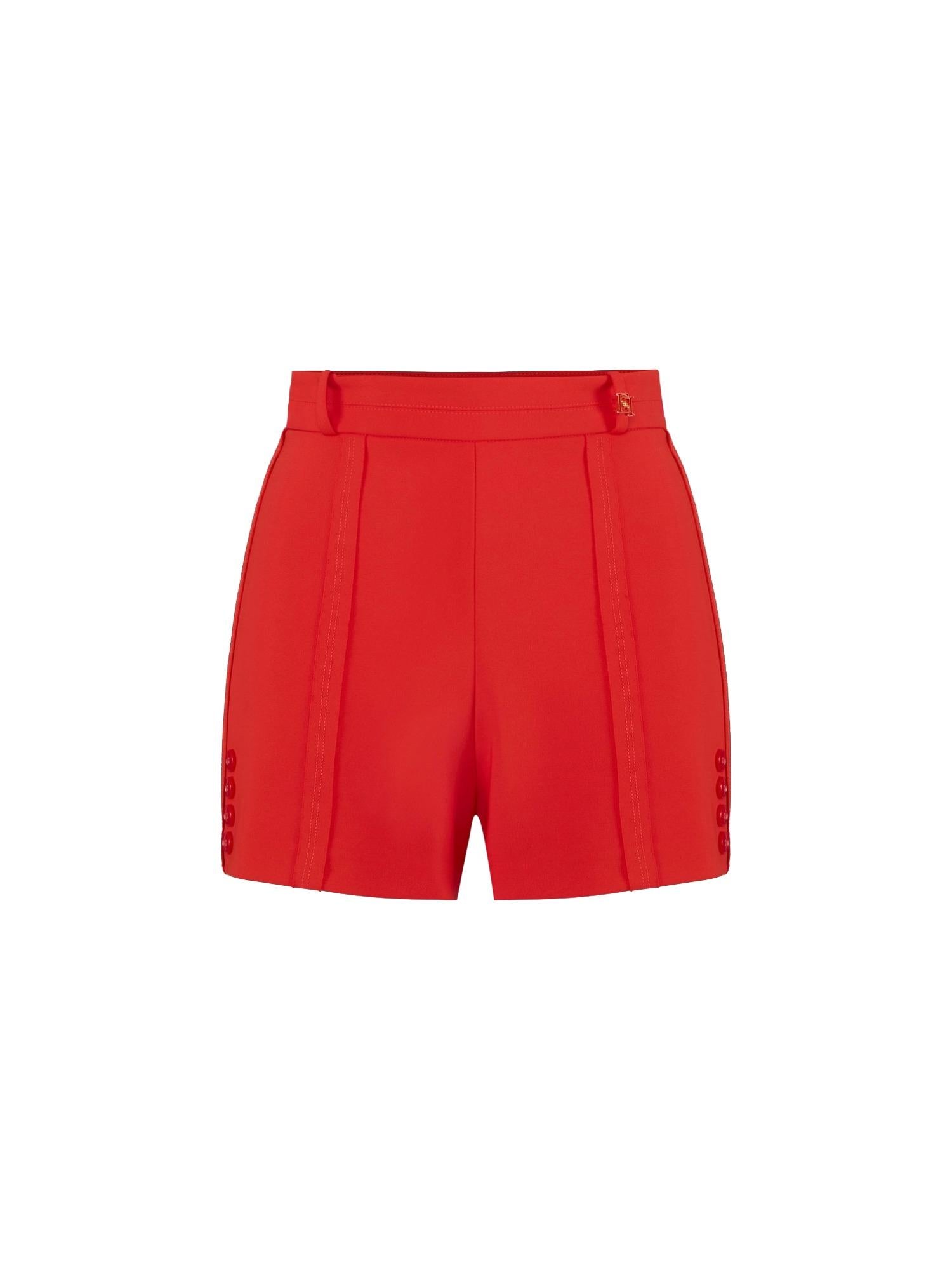 Elisabetta Franchi Shorts a taglio vivo