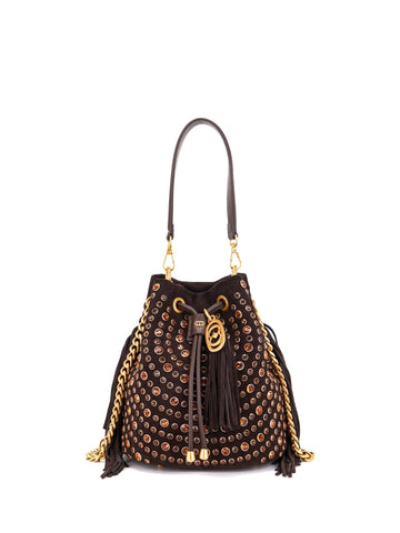 Borsa Secchiello Andromeda con Strass All Over